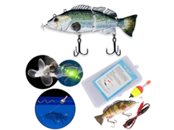 Isca Robótica de Pesca com Carregamento Usb