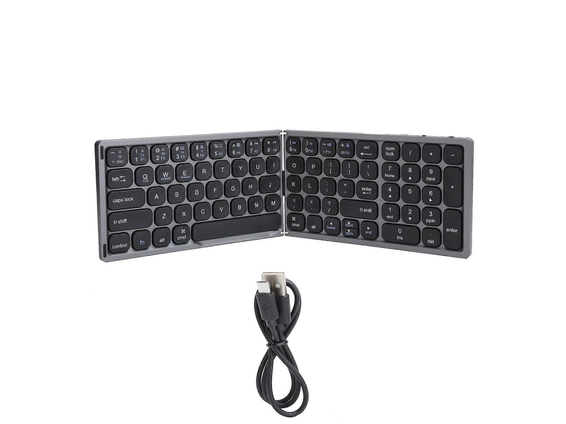 Teclado Bluetooth Dobrável TAISHENGDA, ultrafino, compatível com iOS e Android