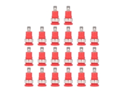 20pcs Soquete Banana 4mm com Forte Conectividade e Resistência À Corrosão para Acessórios de Teste Elétrico Red