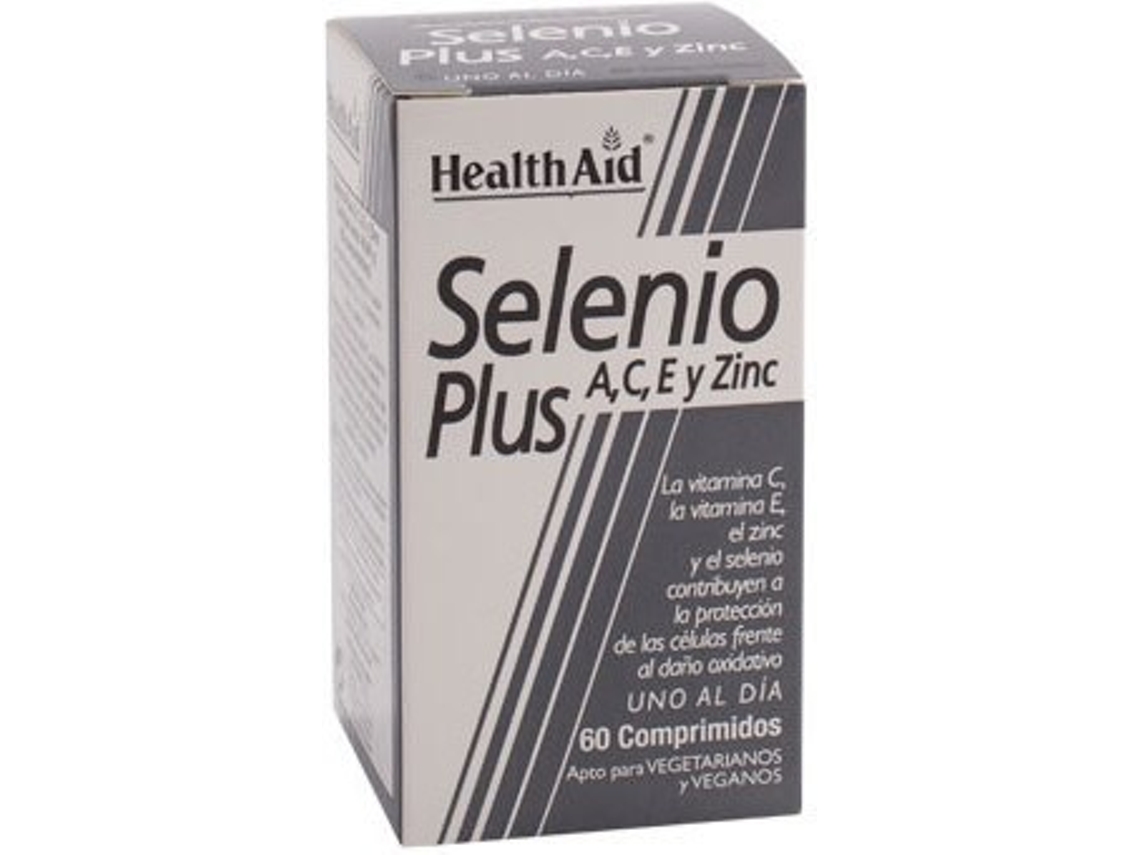 Suplemento Alimentar HEALTH AID Selenium Plus A C E Zinc 60 (60 Comprimidos)