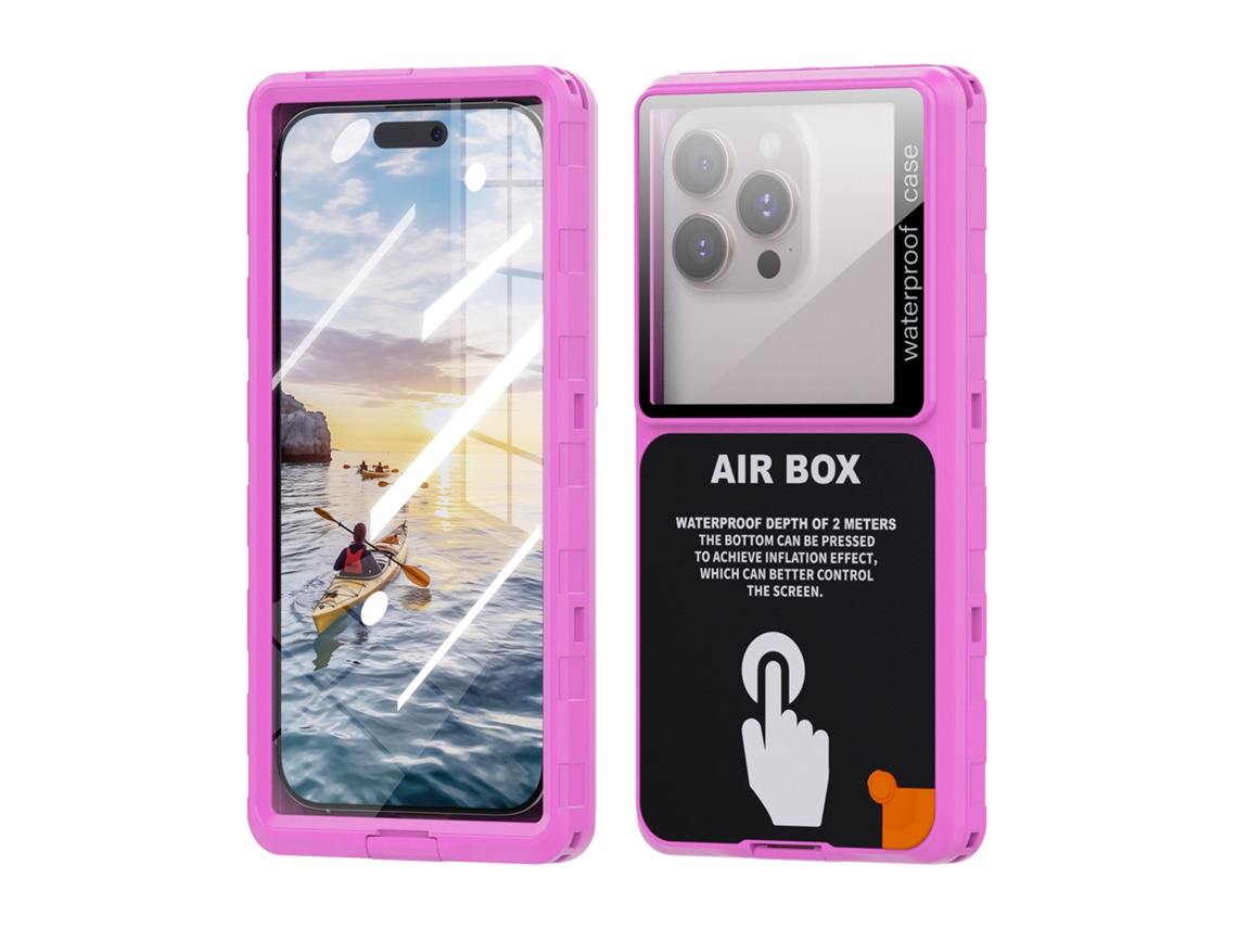 Capa Universal À Prova Dágua para Celular, Adequada para Dispositivos com Tela de Até 6,9 Polegadas, Roxa. PANOONA