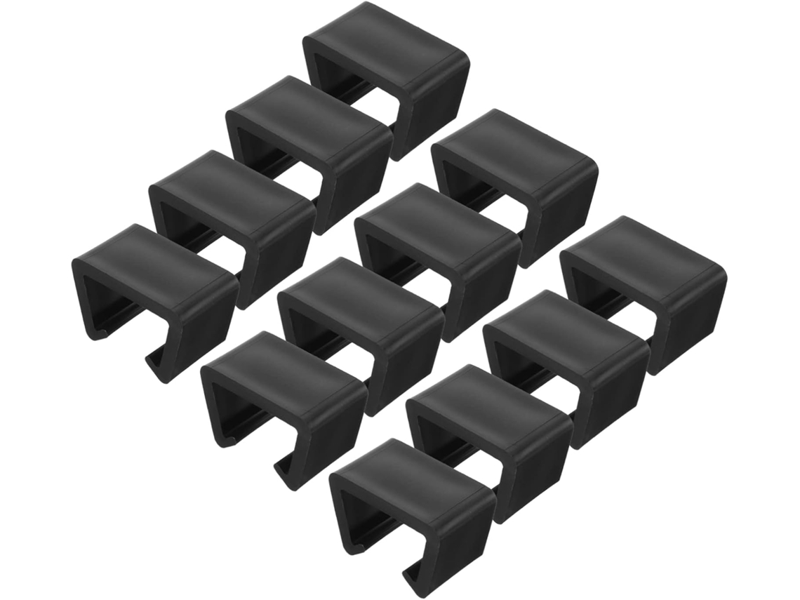 Conjunto de 12 Presilhas Móveis de Exterior Abaodam, Vime Sofá Presilhas, Rattan Móveis Grampos