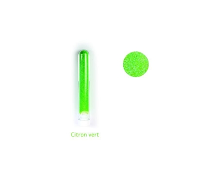 Pó de glitter fino 3 gr cor verde limão