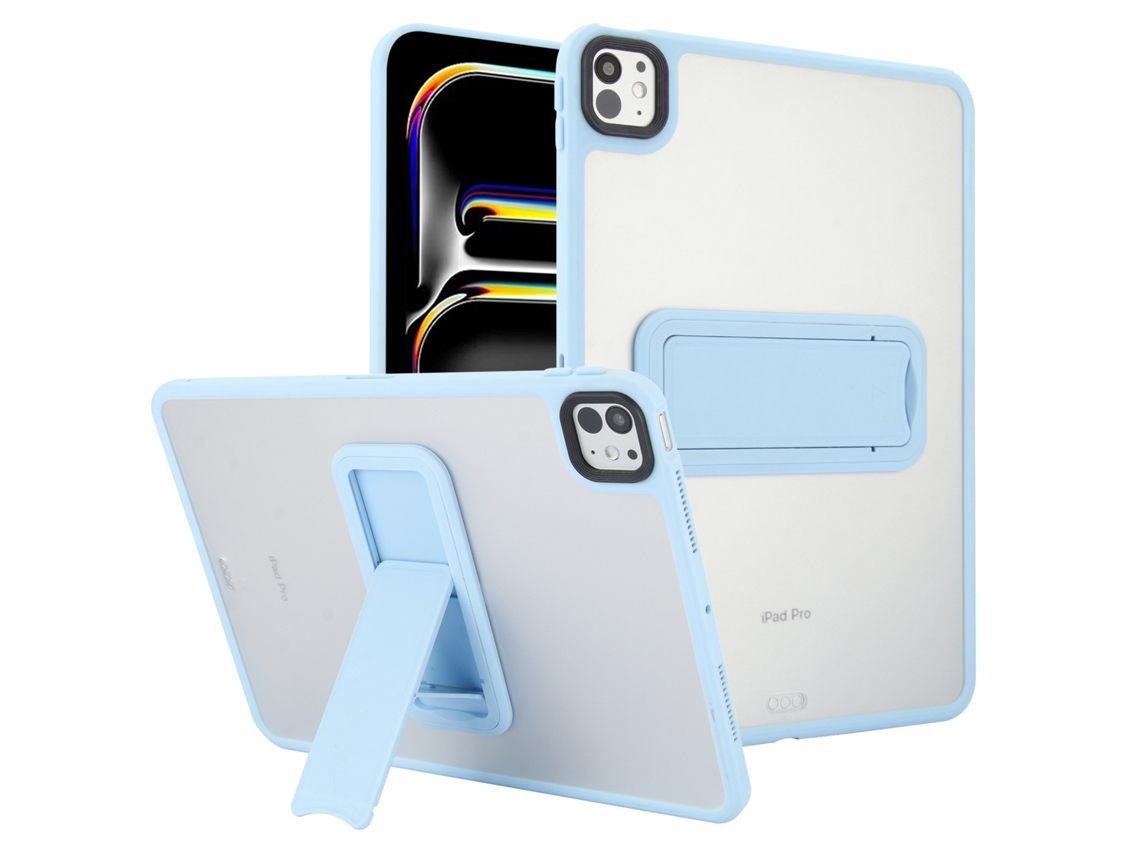 Capa Protetora Fosco 10.2 Transparente Capa Completa À Prova De Choque Azul Celeste - Ipad Pro 13 (2024)