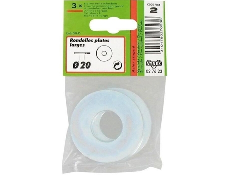 Arruela Larga D 10mm Embalagem De 50 Vynex