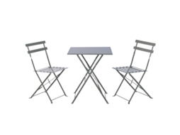 Conjunto De Mesa Com 2 Cadeiras Home Esprit Verde Metal 60 X 60 X 71 Cm
