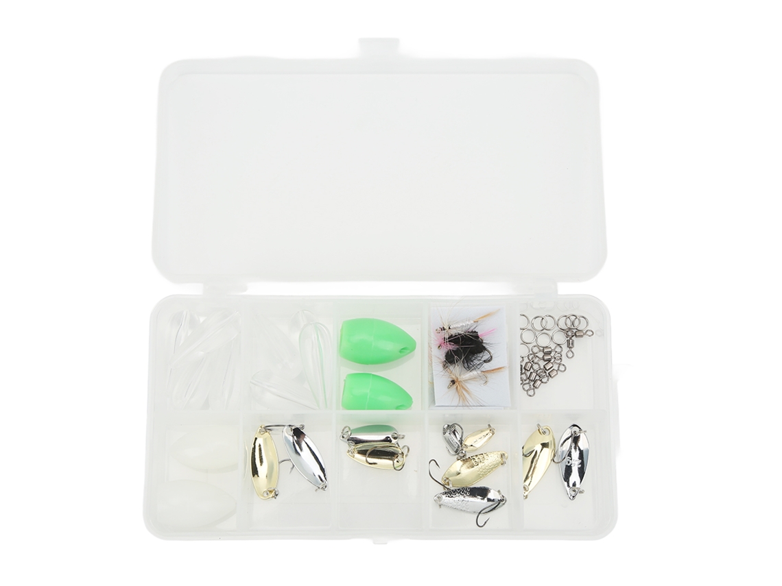 Kit Iscas Pesca Mosca Acessórios