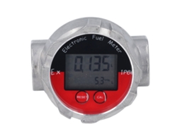 Medidor de Fluxo YURU Turbina Digital 1 Polegada LCD, Alta Precisão, Até 20mpa