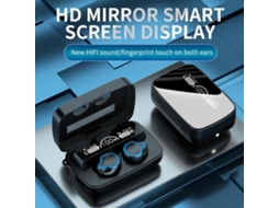 Fones de Ouvido TWS LAXISCREED com display de bateria e controle táctil