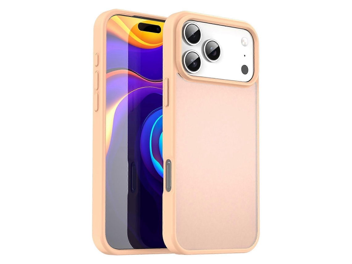 Capa Para Celular Híbrida De Tpu Translúcida Fosca Série Fanying