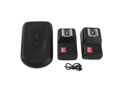 Trigger Flash Sem Fio E Sincronismo Por Cabo, Conjunto Completo De Transmissor Para Flash