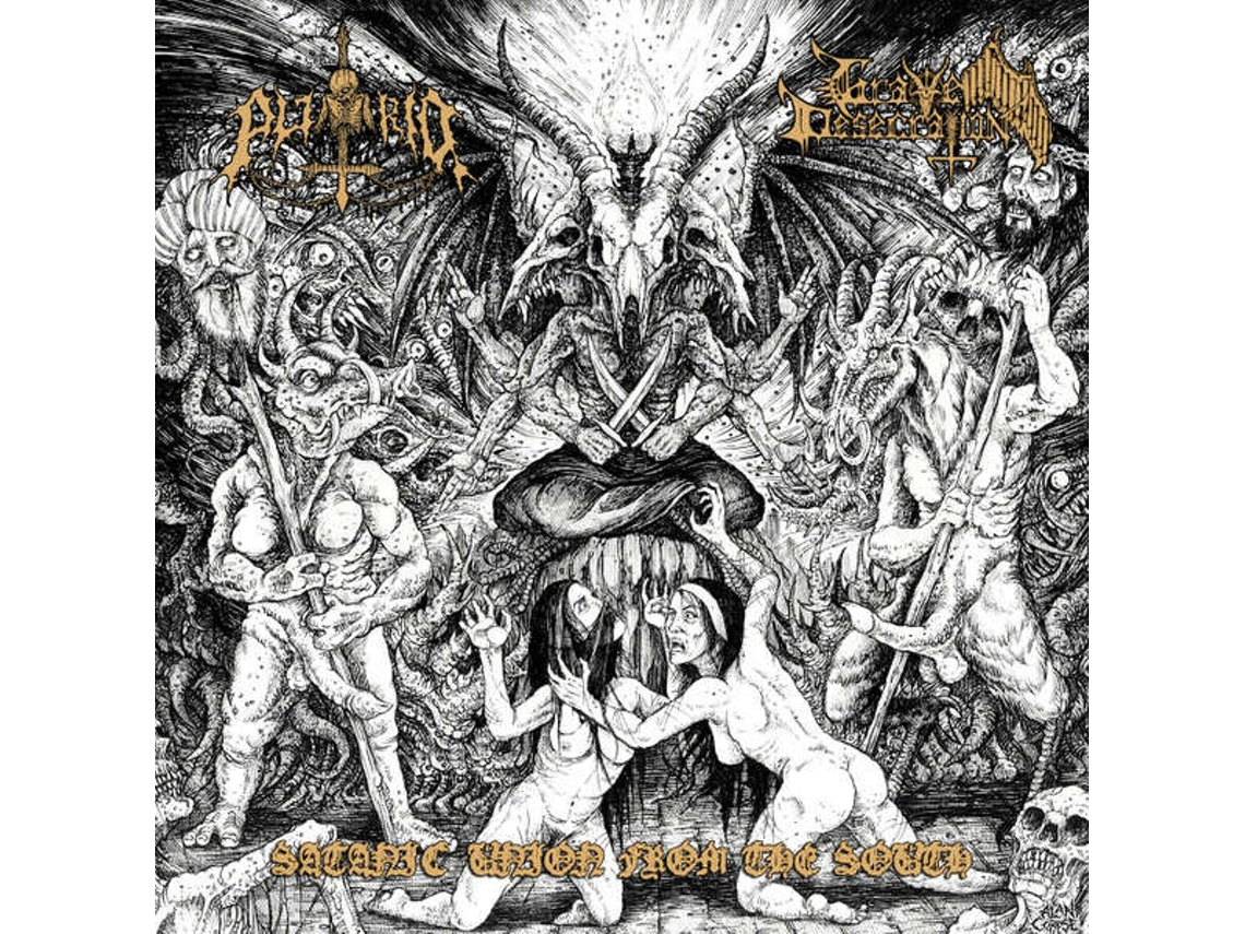 Vinil Satanic Union From The South Dunkelheit Produktionen