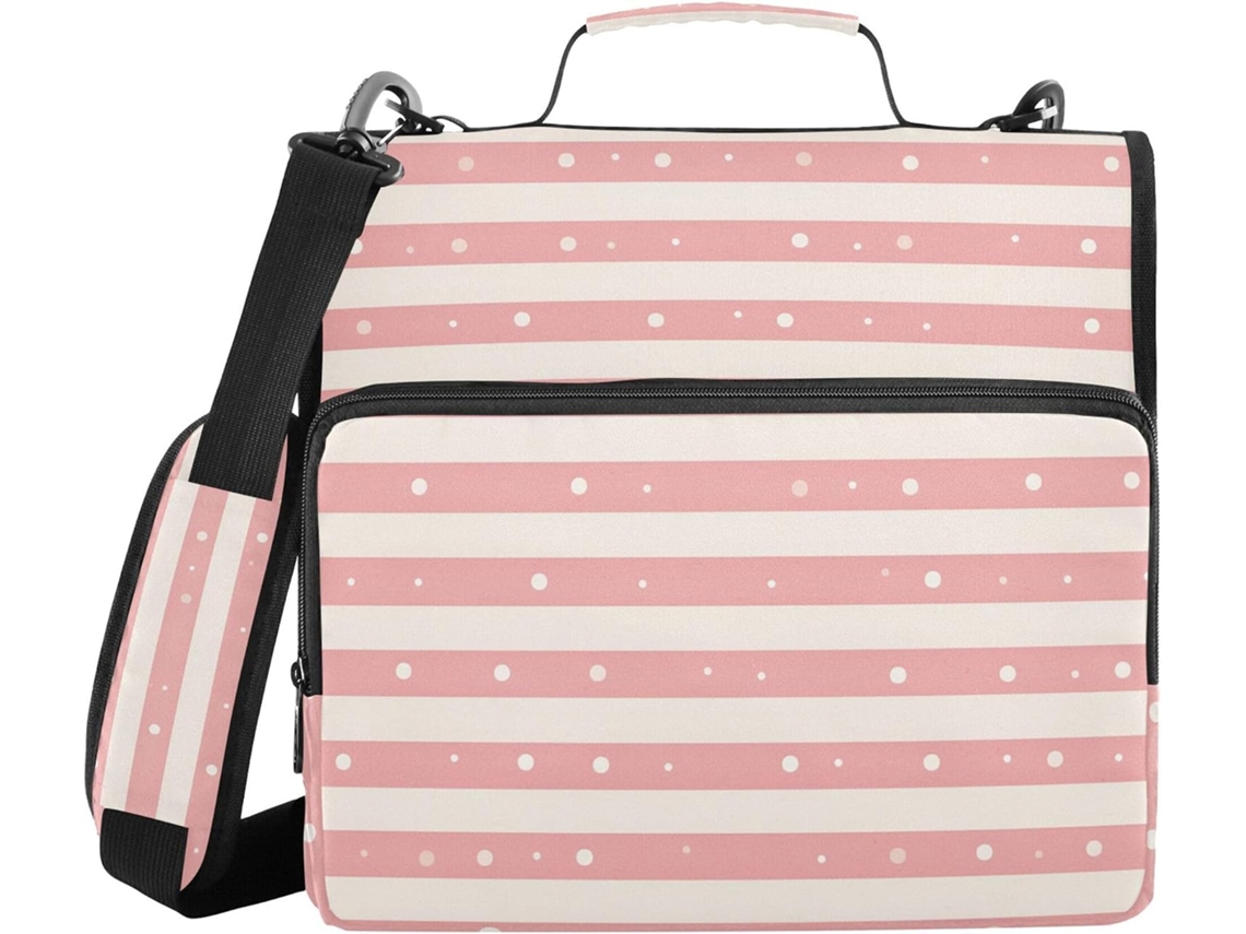 Pasta Impermeável Com 3 Argolas 1, 5 Polegadas Com Alça, Bolsa Organizadora Com 3 Argolas, Portfólio, Pasta Artigos