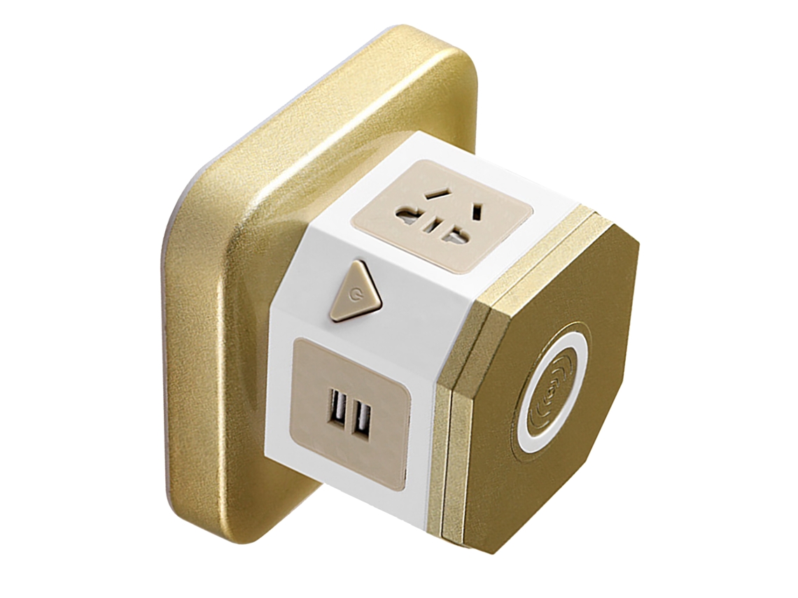 Laxiscreed Tomada Vertical Sem Fios Com Usb E Múltiplas Entradas De Carga