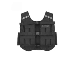 Colete de peso 20 kg MOBICLINIC Ajustável peso Respirável Acolchoado Adaptável Iron20 Preto