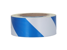 Safety Warning Tape Blue White Striped CHABERLU