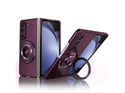 Capa Para Celular Kalebol Magsafe Com Suporte Giratório Para Samsung Galaxy Z Fold5