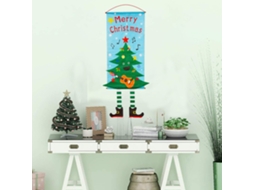 Faixas De Natal Em Tecido Para Portas, Placas De Natal Para Varandas, Enfeites Para Pendurar Em Casa, Decoração De Paredes E Porta-aquaforge