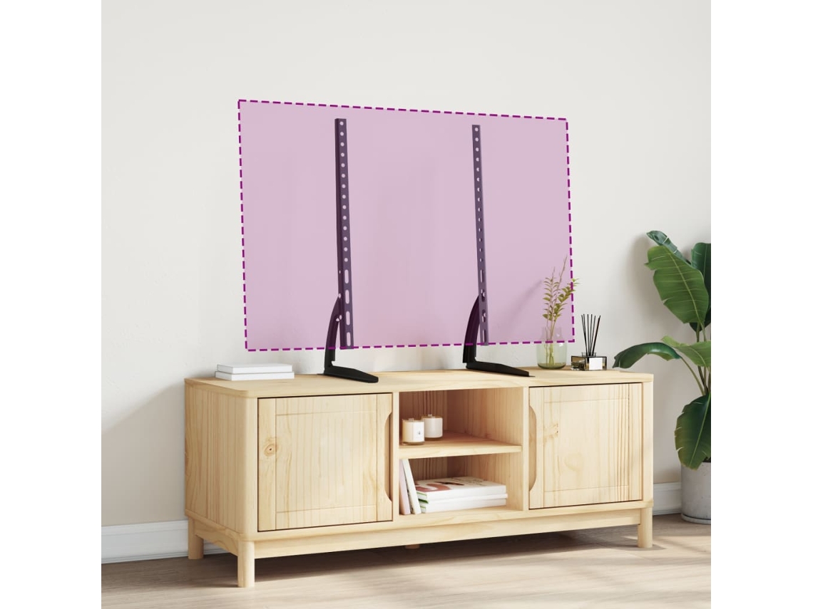 Vidaxl Suportes De Tv 2 Pcs P/ Ecrãs De 37-75" Max Vesa 600x400mm 45kg