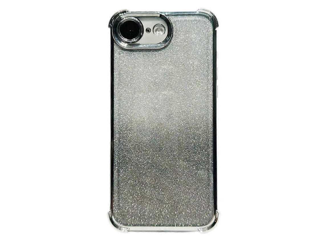 Capa De Celular Tpu Com Glitter Eletropolado E Quatro Cantos À Prova De Choque