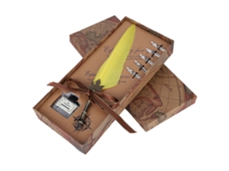 Conjunto De Caneta De Escrita Retrô Europeia (escrever, Presente)