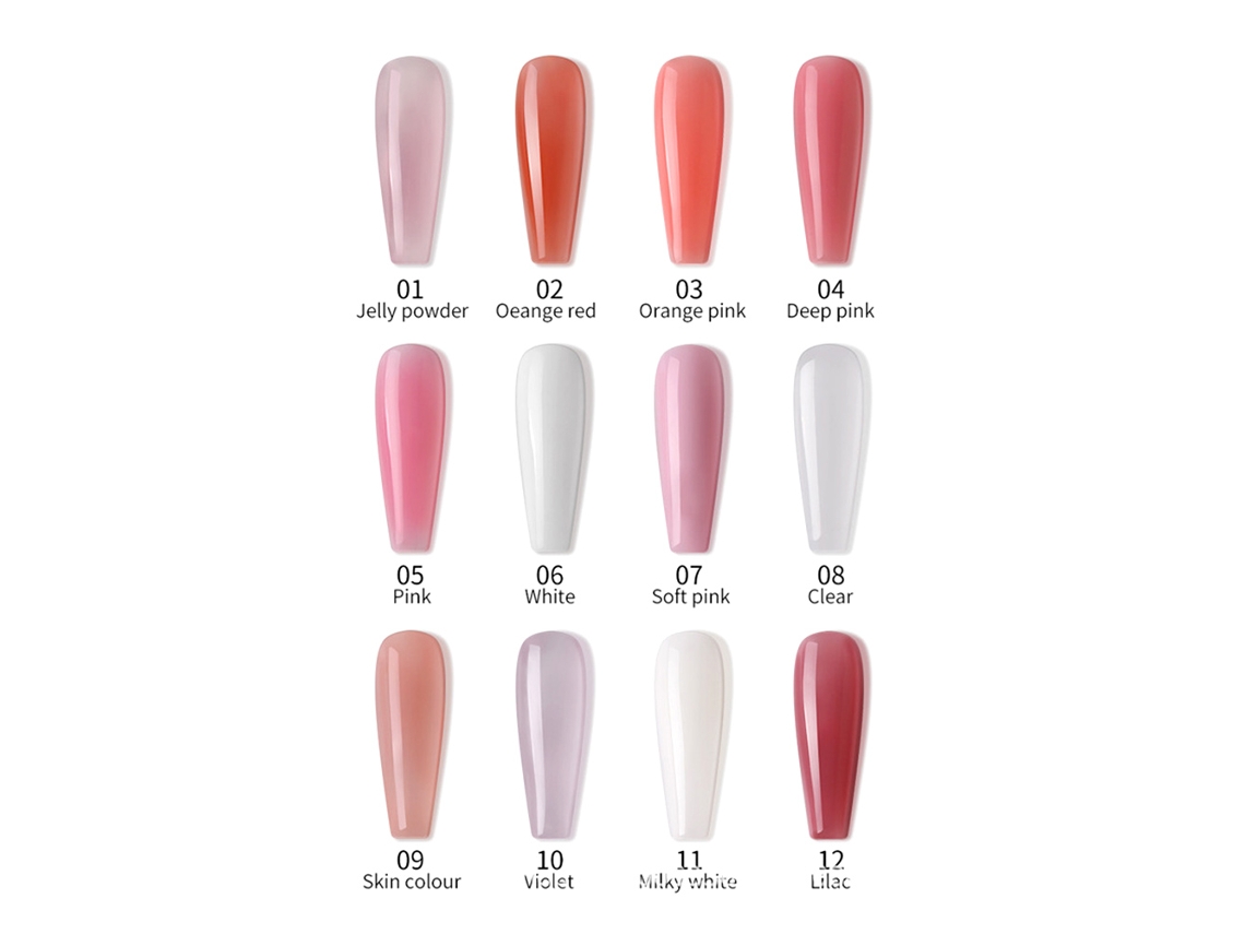 Set De Gel De Uñas Con Lámpara Led 6 Colores Esmaltes Gel Top Y Base Coat Sin Secar Herramientas De Manicura Básico