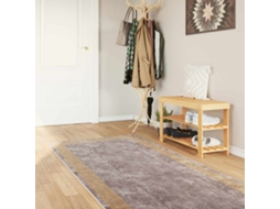 Vidaxl Passadeira Marsa Cinzento 80 X 350 Cm Poliéster E Pvc