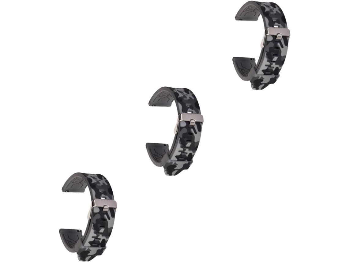 Conjunto De 3 Pulseiras Relógio Camufladas, Compatíveis Com