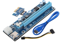 Placa De Expansão Pcie X16 Para Gpu Externa, Azul, Placa De Circuito Impresso Eletrônica