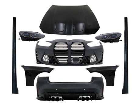 Kit De Corpo Largo Para Faris De Pra Choques De Design Bmw 3 G20 Limo 18 22 G80 M3