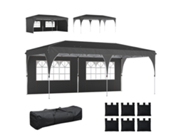 Galpão CHEZMOI de jardim de 4,9 M², 277x195x192 Cm, com porta deslizante, ventilação, kit de fundação