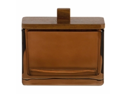 Caixa Decorativa ANDREA HOUSE Ba73066 Castanho Cristal