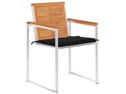 Maison Exclusive - Cadeiras De Jardim 6 Pcs C/ Almofadões Madeira De Acácia Maciça
