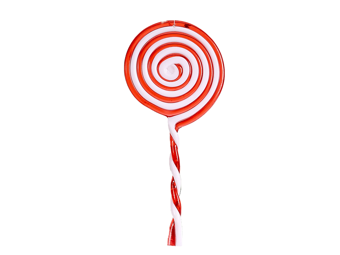 Laxiscreed Enfeites De Natal Com Pirulitos Brancos E Vermelhos Para Decoração Festiva