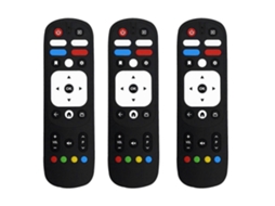 3x Controle Remoto De Voz Rm-c3287 Para Jvc Rm-c3570, Kenwood E Motorola Smart Tv