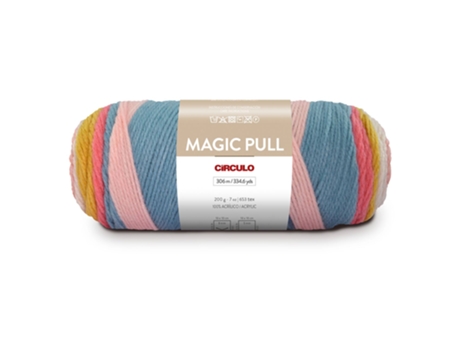 Fio De Crochet Circulo Magic Pull 200g Aquarela 9026