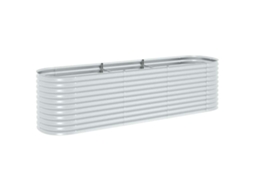 Garden Raised Bed, Garden Raised Beds Vidaxl Prateado Aço (320 X 80 X 81 Cm)