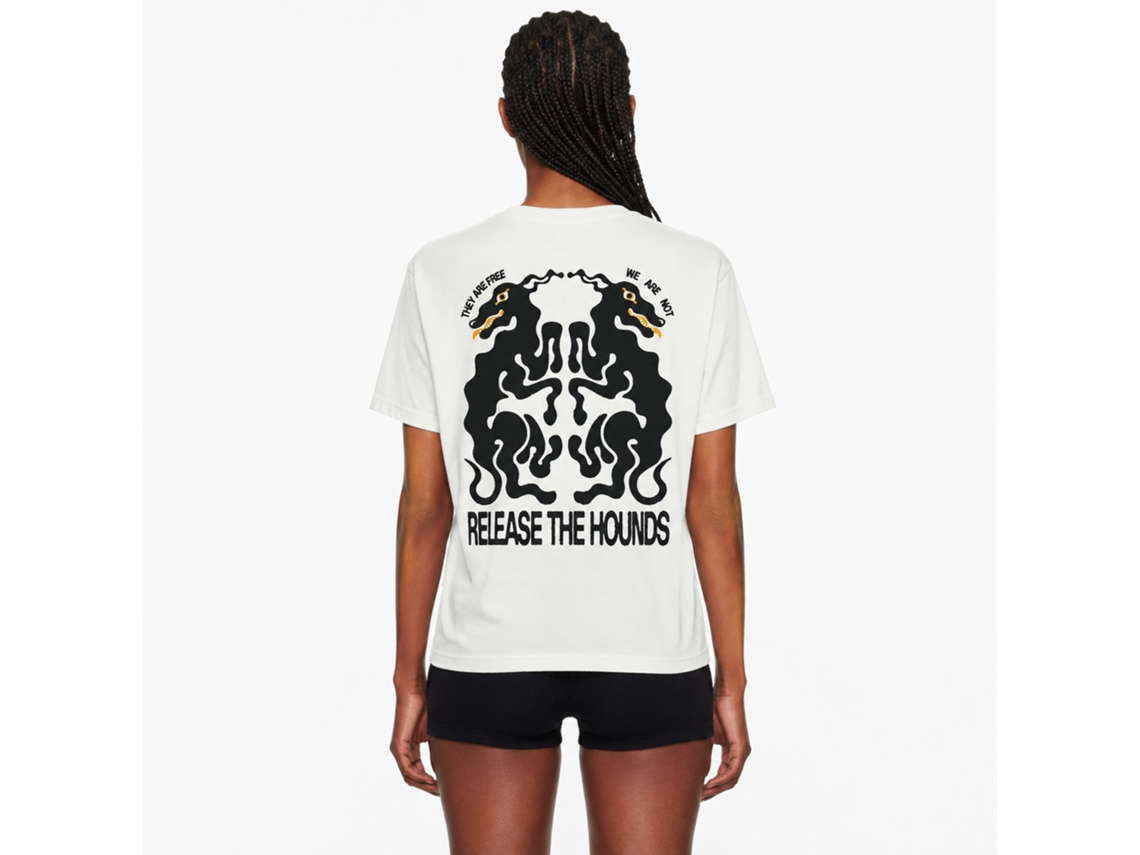 Rockinstone Hounds Kbar.design White T-shirt Unique Designer Style