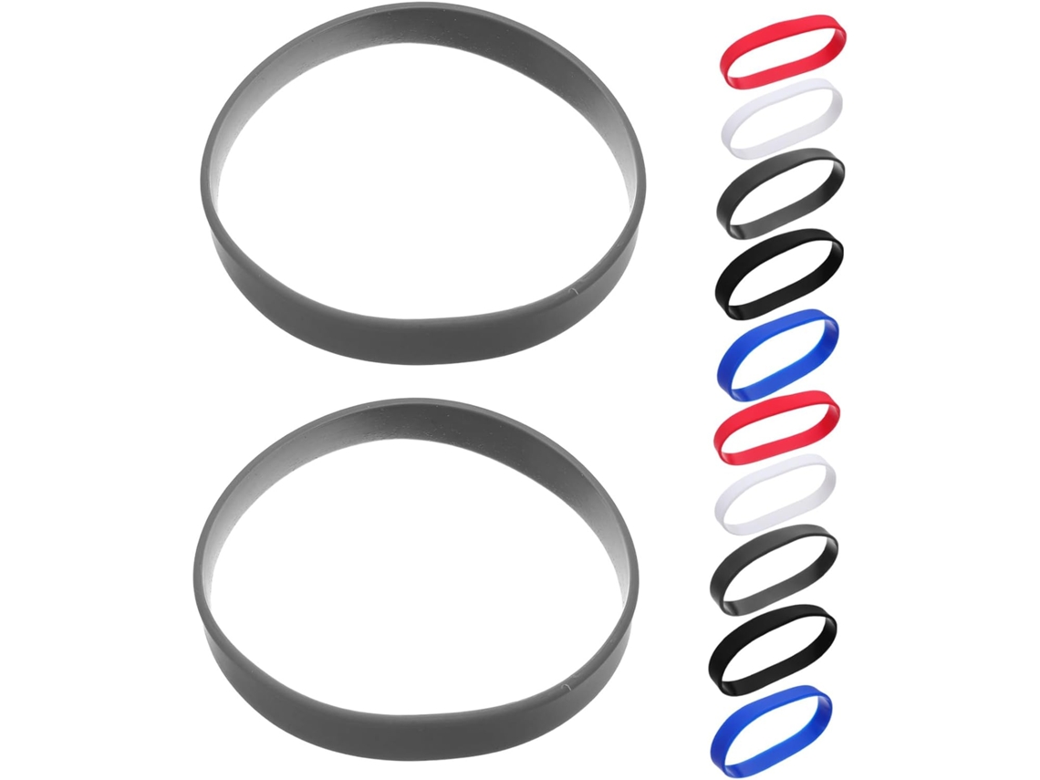 Homsfou 50 Pulseiras de Silicone Sólido para Festas
