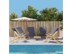 Vidaxl Toalhas De Praia 6 Pcs 60x135 Cm Tecido 400 Gsm Antracite