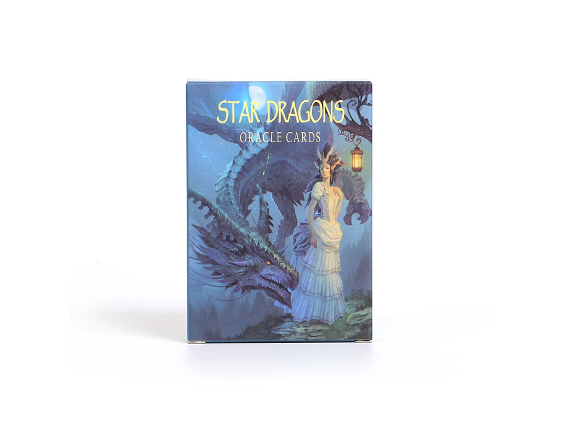 Cartas De Tarô Dragão Estrela Em Inglês - Jogo De Tabuleiro Interativo Dragão Estrela Azul