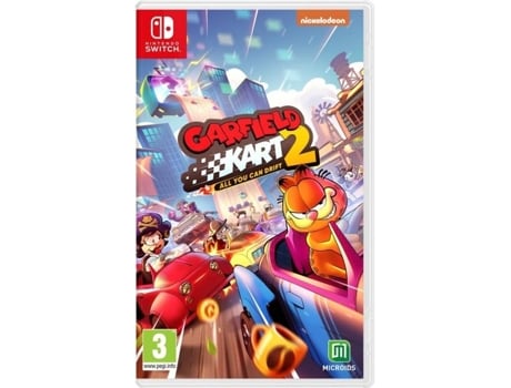 Pré-venda Jogo Nintendo Switch Garfield Kart 2 - All You Can Drift