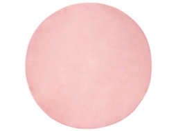 Vidaxl Tapete Antideslizante De Sintética De Coelho Olite Rosa Ø 80 Cm