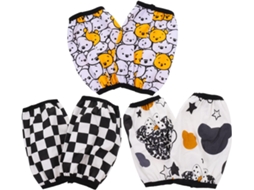 Conjunto De 3 Pares De Capas Protetoras Antimanchas Para Desmame Infantil, Impermeáveis, Em Algodão, Para Meninas Pequenas. Gokoco