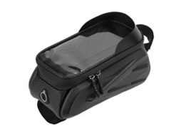 Bolsa Dianteira de Bicicleta, Impermeável, com Tela Tátil, para Telefones até 7,2 Polegadas | S/MARCA