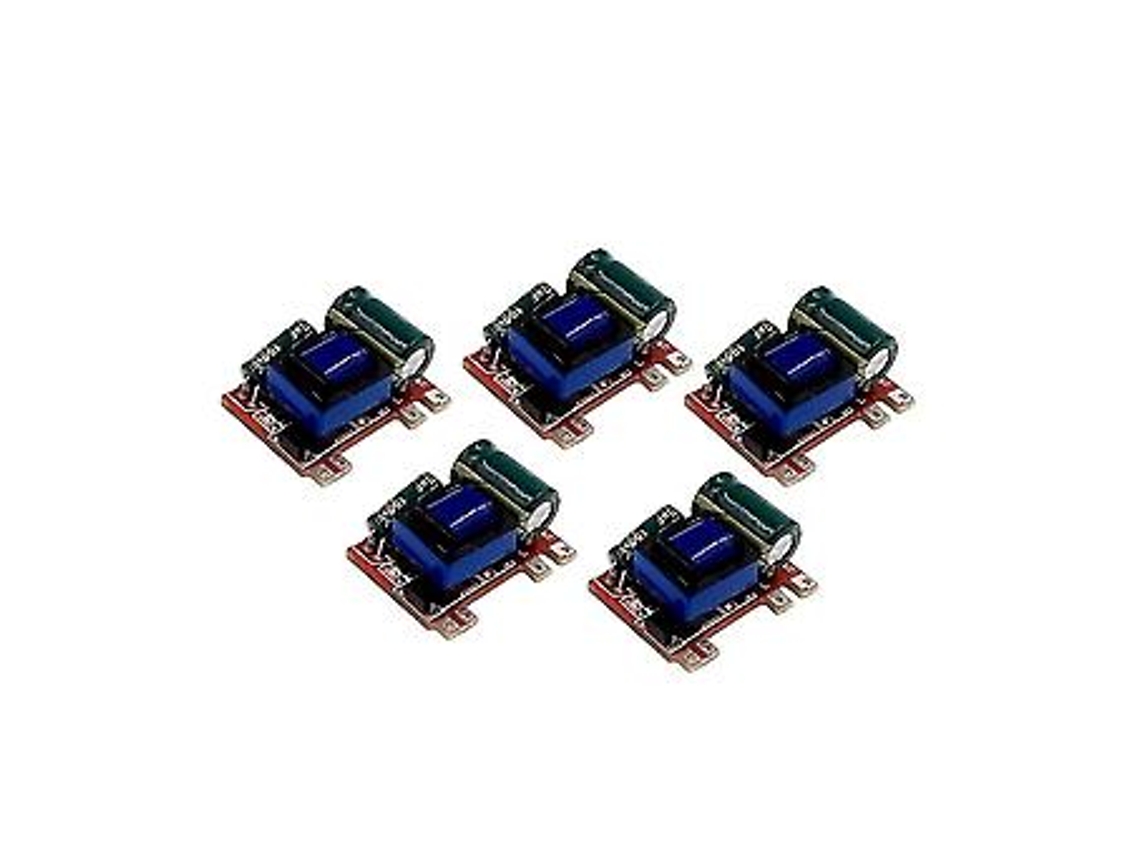 Módulo De Interruptor Isolado 5 Peças 5v 600ma Módulo Redutor Ca Para 5v Aquaforge