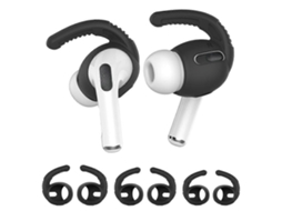 Ahastyle Pt 100 Capa de Ouvido Antiderrapante para Apple Airpods Pro Ganchos Silicone Orelha 3 Pares Anti pe Rda T GOKOCO