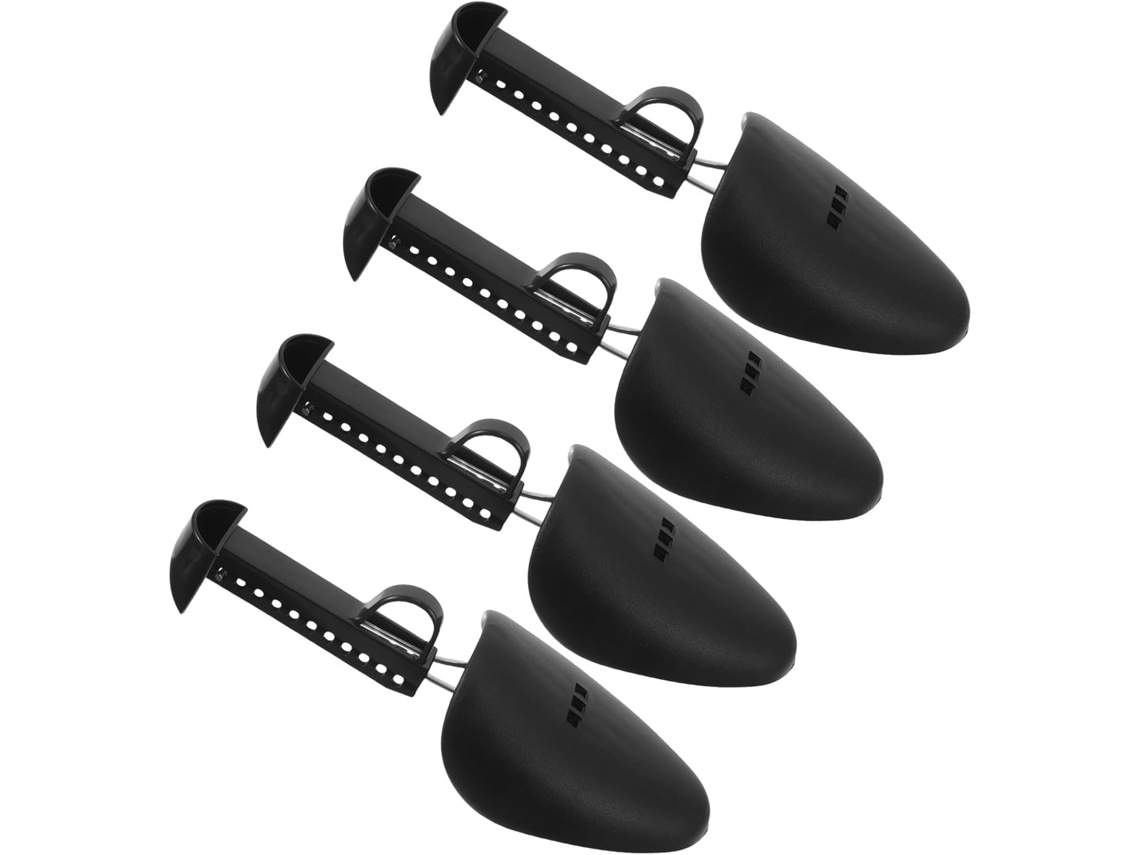 Calçadeira Pequena De Plástico Preto Para Homens, 2 Pares, Estilo Elegante, Auxiliar De Armazenamento