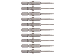 Conjunto De 10 Pontas De Fuso Magnéticas Hexagonais Laxiscreed Para Parafusadeiras, Resistentes E Duráveis