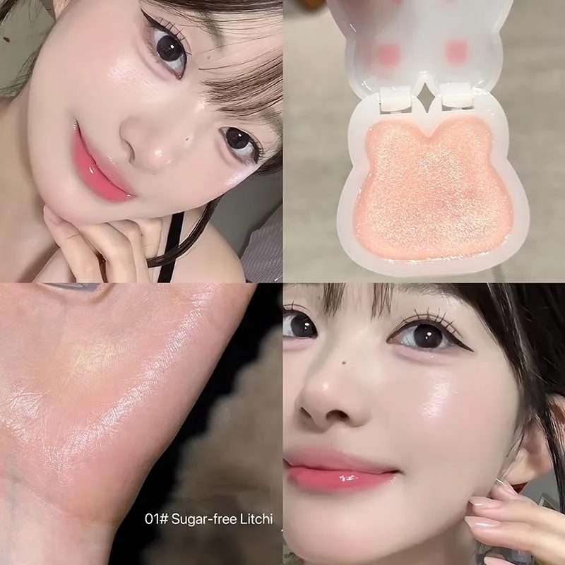 Creme Hidratante Iluminador White Rabbit, Creme Blush Hidratante Transparente